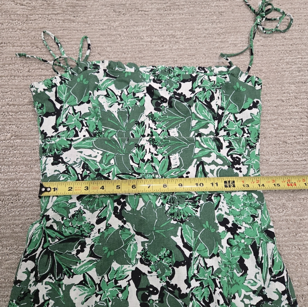Free People Linen Beach Party Midi Dress BNWOT - Picture 13 of 15